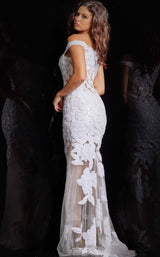 7 of 7 Jovani 23834 White