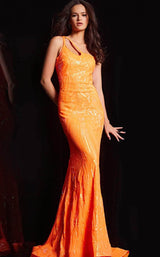 1 of 5 Jovani 23852 Iridescent-Orange