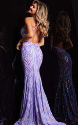 5 of 5 Jovani 23852 Iridescent-Purple