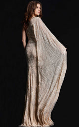 4 of 4 Jovani 23887 Nude/Silver