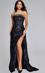 2 of 4 Jovani 23892 Black