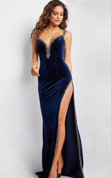 3 of 4 Jovani 23939 Navy
