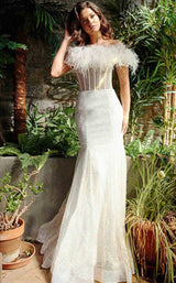 1 of 3 Jovani 23958 Off-White
