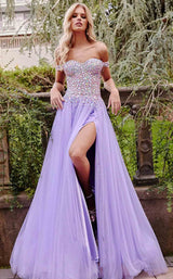 1 of 3 Jovani 23963 Lilac-Multi