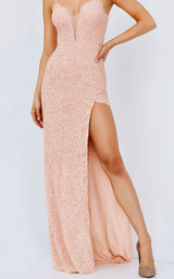 7 of 7 Jovani 24299 Pink