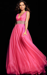 5 of 7 Jovani 24564 Hot Pink