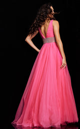 7 of 7 Jovani 24564 Hot Pink