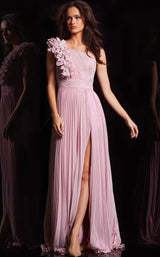 2 of 4 Jovani 24609 Light Pink