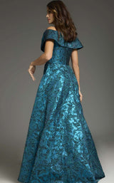 3 of 4 Jovani 25666 Peacock-Teal