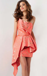 3 of 4 Jovani 25668 Coral/Gold