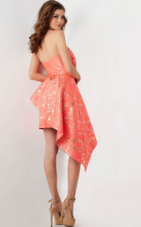 4 of 4 Jovani 25668 Coral/Gold