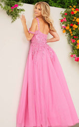 3 of 3 Jovani 25826 Fuchsia