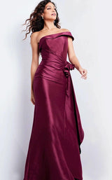2 of 3 Jovani 25831 Burgundy