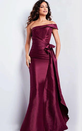 1 of 3 Jovani 25831 Burgundy