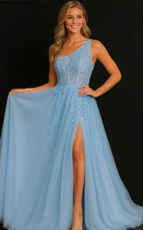 3 of 7 Jovani 25913 Light-Blue