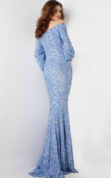 4 of 4 Jovani 25949 Blue