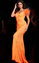 9 of 12 Jovani 26041 Orange
