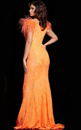 10 of 12 Jovani 26041 Orange