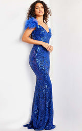 6 of 12 Jovani 26041 Royal