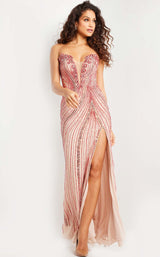 3 of 8 Jovani 26043 Nude/Red