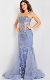 2 of 4 Jovani 26112 Cloud