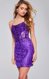 3 of 8 Jovani 26183 Purple
