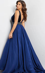 3 of 3 Jovani 26201 Navy