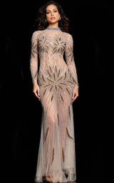 1 of 3 Jovani 26257 Nude/Gold