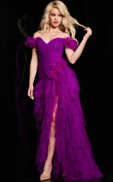 1 of 9 Jovani 26312 Purple