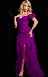 3 of 9 Jovani 26312 Purple