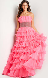 1 of 4 Jovani 26314 Hot Pink