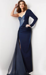 1 of 4 Jovani 26323 Navy