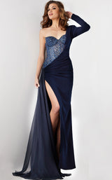 2 of 4 Jovani 26323 Navy