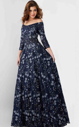 2 of 4 Jovani 26331 Navy
