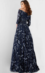 4 of 4 Jovani 26331 Navy