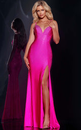 1 of 2 Jovani 36403 Hot Pink