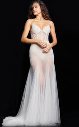 3 of 4 Jovani 36511 Off White