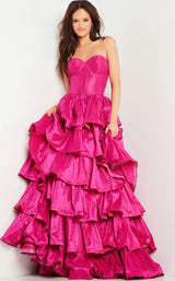 3 of 8 Jovani 36619 Fuchsia