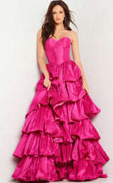 1 of 7 Jovani 36619 Fuchsia
