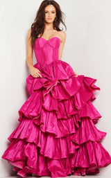 6 of 8 Jovani 36619 Fuchsia