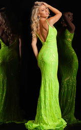 7 of 7 Jovani 36656 Neon Green