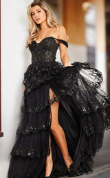 1 of 3 Jovani 36687 Black