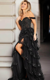 2 of 3 Jovani 36687 Black