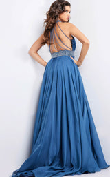 4 of 4 Jovani 36749 Dark Navy