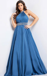 2 of 4 Jovani 36749 Dark Navy