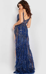 10 of 11 Jovani 36885 Navy