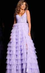 4 of 7 Jovani 37001 Lilac