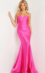 1 of 4 Jovani 37006 Fuchsia