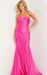 2 of 4 Jovani 37006 Fuchsia