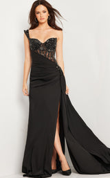 1 of 7 Jovani 37094 Black